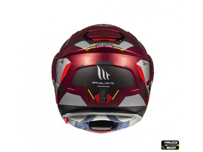 Casca modulabila motociclete MT Atom SV Transcend F5 rosu/gri lucios Pinlock ready – tip MT-V-16 Casca modulabila motociclete MT Atom SV Transcend F5 rosu/gri lucios Pinlock ready – tip MT-V-16