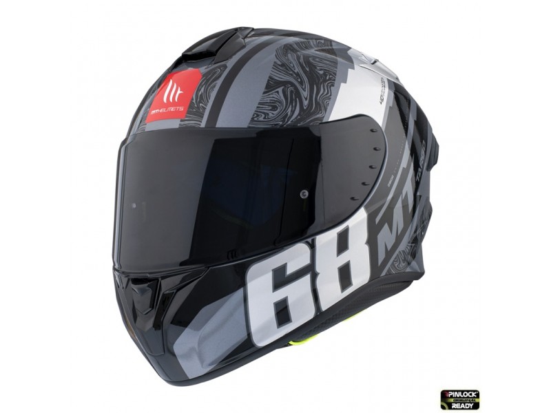 Casca integrala MT Targo Pro Welcome F2 gri lucios – tip MT-V-14