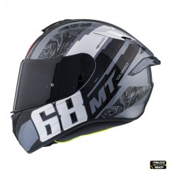 Casca integrala MT Targo Pro Welcome F2 gri lucios – tip MT-V-14 Casca integrala MT Targo Pro Welcome F2 gri lucios – tip MT-V-14