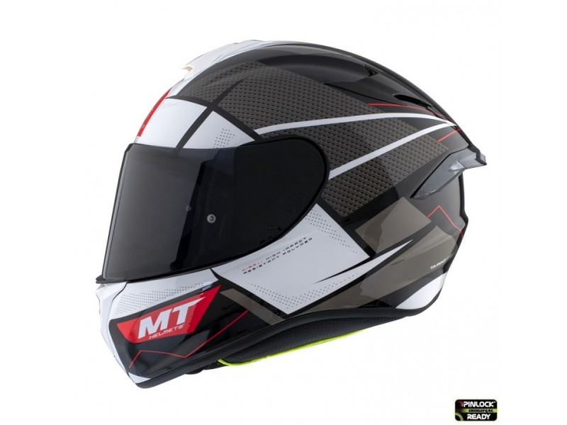 Casca integrala MT Targo Pro Podium B0 alb lucios – tip MT-V-14