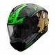 Casca integrala Axxis model Draken S Cosa Nostra B6 verde fluor lucios - tip viziera: MT-V-18C