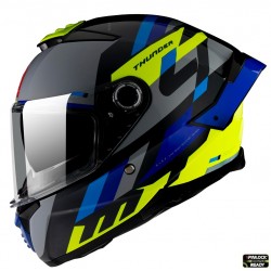 Casca integrala MT Thunder 4 SV Ergo E17 galben/albastru lucios (ochelari soare integrati) - tip viziera MT-V-28B Casca integrala MT Thunder 4 SV Ergo E17 galben/albastru lucios (ochelari soare integrati) - tip viziera MT-V-28B