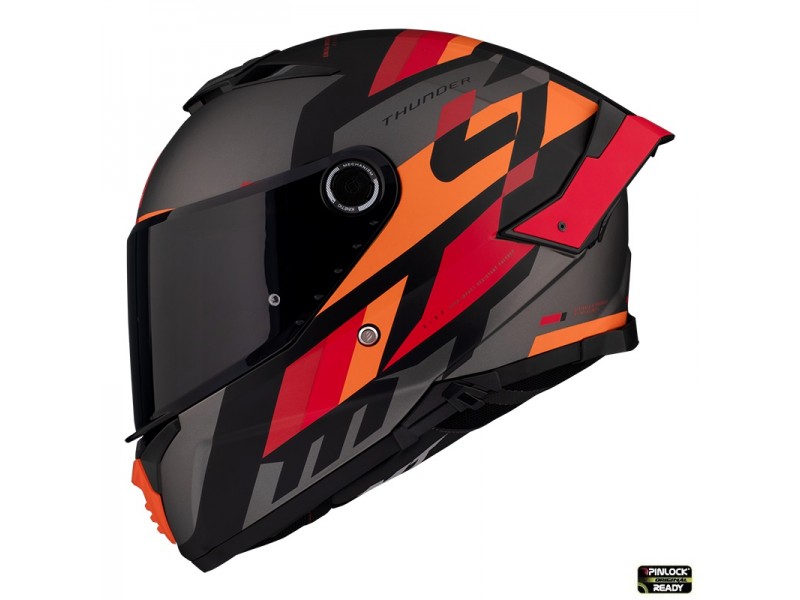 Casca integrala MT Thunder 4 SV Ergo B15 rosu mat (ochelari soare integrati) - tip viziera MT-V-28B Casca integrala MT Thunder 4 SV Ergo B15 rosu mat (ochelari soare integrati) - tip viziera MT-V-28B
