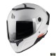 Casca integrala MT Thunder 4 SV A0 alb lucios (ochelari soare integrati) - tip viziera MT-V-28B