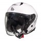 Casca open face MT Thunder III SV Jet A0 alb lucios (ochelari soare integrati) – tip MT-V-19