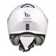 Casca open face MT Thunder III SV Jet A0 alb lucios (ochelari soare integrati) – tip MT-V-19