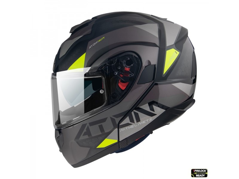 Casca modulabila MT Atom SV W17 B2 galben/gri mat lucios Pinlock ready – tip MT-V-16 Casca modulabila MT Atom SV W17 B2 galben/gri mat lucios Pinlock ready – tip MT-V-16