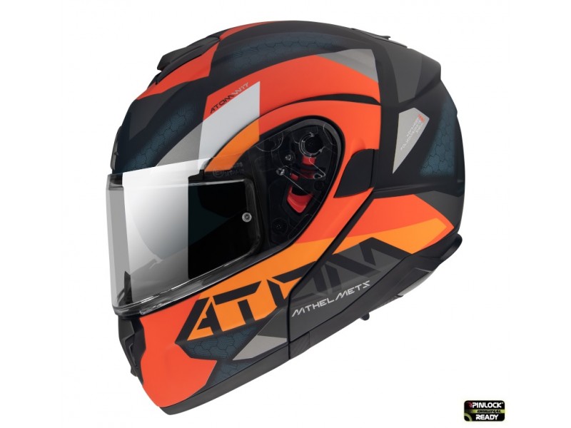 Casca modulabila MT Atom SV W17 A4 portocaliu mat Pinlock ready – tip MT-V-16 Casca modulabila MT Atom SV W17 A4 portocaliu mat Pinlock ready – tip MT-V-16