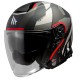 Casca open face MT Thunder III SV Jet Bow A5 rosu mat (ochelari soare integrati) – tip MT-V-19 Casca open face MT Thunder III SV Jet Bow A5 rosu mat (ochelari soare integrati) – tip MT-V-19