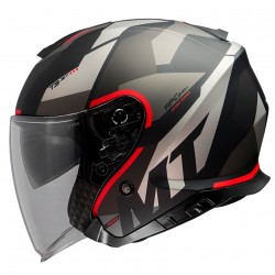 Casca open face MT Thunder III SV Jet Bow A5 rosu mat (ochelari soare integrati) – tip MT-V-19 Casca open face MT Thunder III SV Jet Bow A5 rosu mat (ochelari soare integrati) – tip MT-V-19