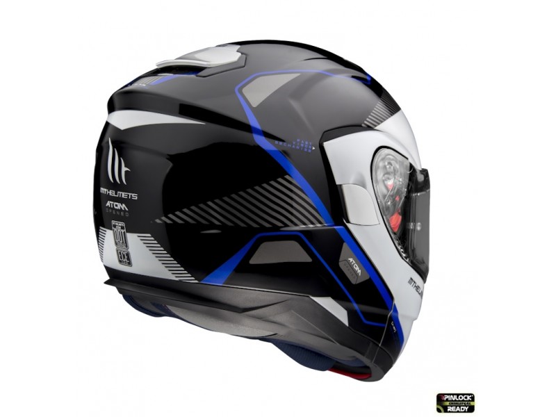 Casca modulabila MT Atom SV Open B7 albastru lucios Pinlock ready – tip MT-V-16 Casca modulabila MT Atom SV Open B7 albastru lucios Pinlock ready – tip MT-V-16