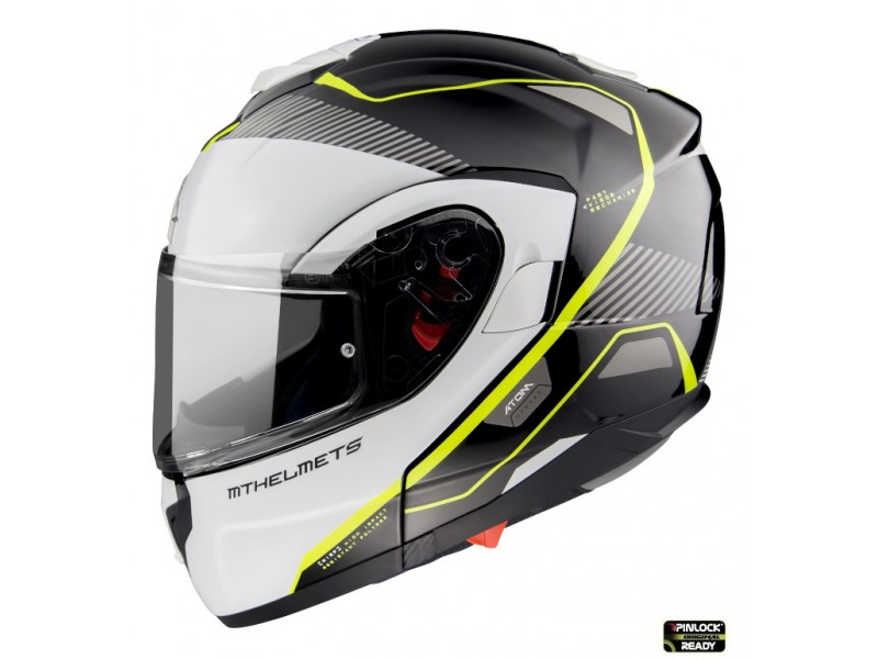 Casca modulabila MT Atom SV Open B3 galben fluor lucios Pinlock ready – tip MT-V-16 Casca modulabila MT Atom SV Open B3 galben fluor lucios Pinlock ready – tip MT-V-16