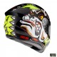 Casca integrala MT Targo Crazy Dog G3 galben fluor lucios – tip MT-V-14