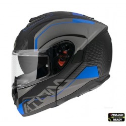 Casca modulabila MT Atom SV Quark A7 albastru mat Pinlock ready – tip MT-V-16