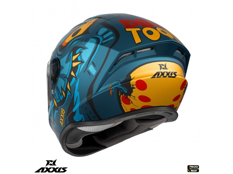 Casca integrala Axxis model Draken S Dinotoon C7 albastru mat - tip viziera: MT-V-18C Casca integrala Axxis model Draken S Dinotoon C7 albastru mat - tip viziera: MT-V-18C