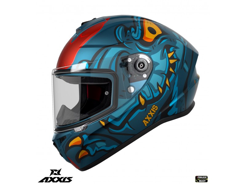 Casca integrala Axxis model Draken S Dinotoon C7 albastru mat - tip viziera: MT-V-18C Casca integrala Axxis model Draken S Dinotoon C7 albastru mat - tip viziera: MT-V-18C