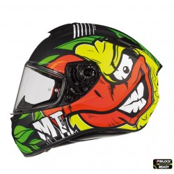Casca integrala motociclete MT Targo Truck A2 galben fluor mat – tip MT-V-14