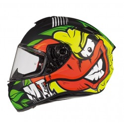 Casca integrala motociclete MT Targo Truck A2 galben fluor mat – tip MT-V-14