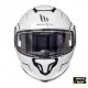 Casca integrala modulabila motociclete MT Atom SV alb lucios Pinlock ready – tip MT-V-16
