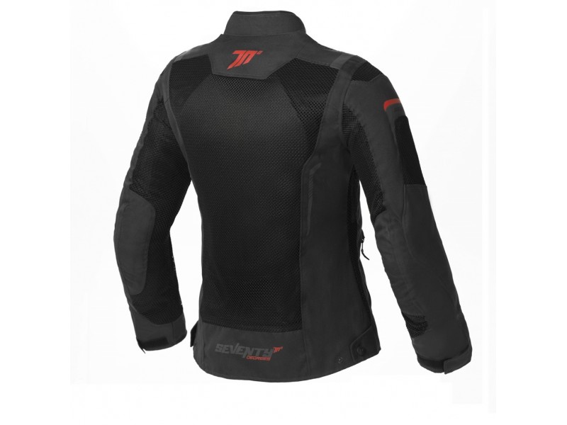 Geaca (jacheta) motociclete femei Touring Seventy vara model SD-JT58 culoare: negru