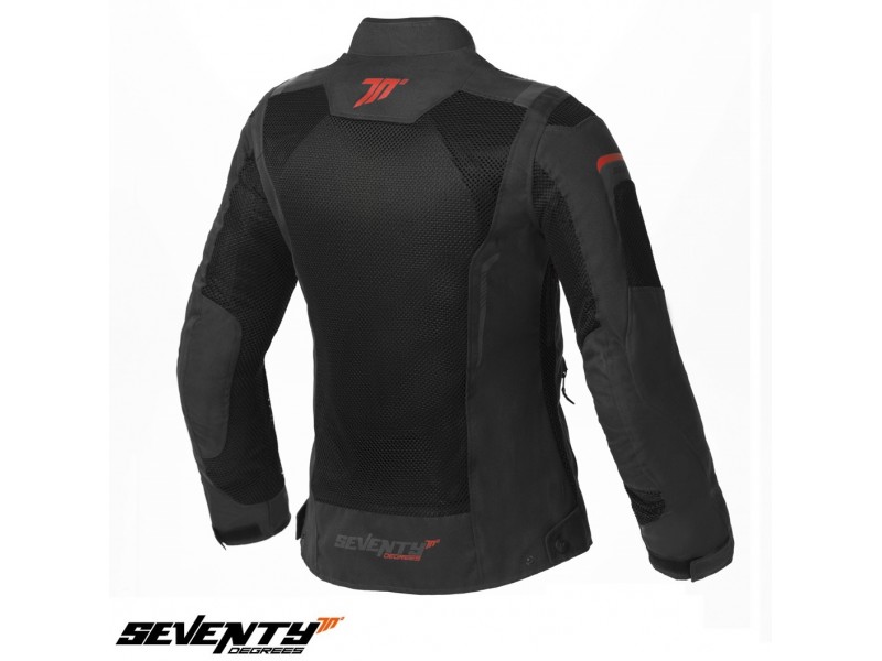 Geaca (jacheta) motociclete femei Touring Seventy vara model SD-JT58 culoare: negru
