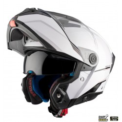 Casca modulabila MT Atom 2 SV A0 alb lucios (ochelari soare integrati) Pinlock Ready - tip viziera: MT-V-35 Casca modulabila MT Atom 2 SV A0 alb lucios (ochelari soare integrati) Pinlock Ready - tip viziera: MT-V-35