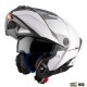Casca modulabila MT Atom 2 SV A0 alb lucios (ochelari soare integrati) Pinlock Ready - tip viziera: MT-V-35