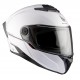 Casca modulabila MT Atom 2 SV A0 alb lucios (ochelari soare integrati) Pinlock Ready - tip viziera: MT-V-35