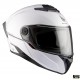 Casca modulabila MT Atom 2 SV A0 alb lucios (ochelari soare integrati) Pinlock Ready - tip viziera: MT-V-35