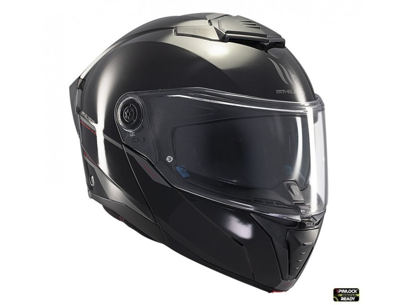 Casca modulabila MT Atom 2 SV A1 negru lucios (ochelari soare integrati) Pinlock Ready - tip viziera: MT-V-35 Casca modulabila MT Atom 2 SV A1 negru lucios (ochelari soare integrati) Pinlock Ready - tip viziera: MT-V-35