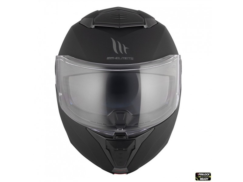 Casca modulabila MT Atom 2 SV A1 negru mat (ochelari soare integrati) Pinlock Ready - tip viziera: MT-V-35