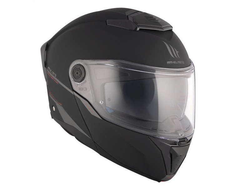 Casca modulabila MT Atom 2 SV A1 negru mat (ochelari soare integrati) Pinlock Ready - tip viziera: MT-V-35