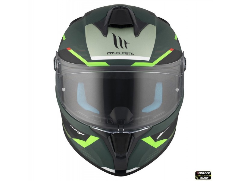 Casca integrala MT Targo S Kay C6 verde mat - omologare noua ECE 22.06