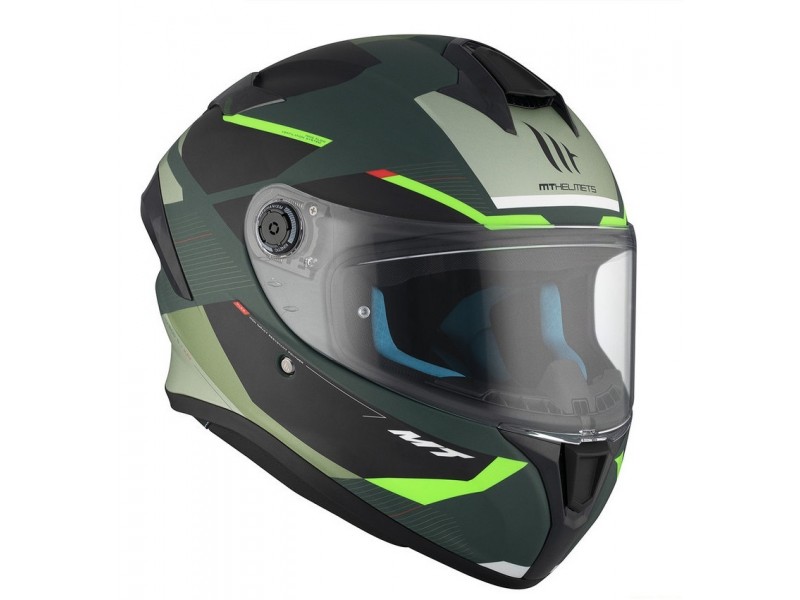 Casca integrala MT Targo S Kay C6 verde mat - omologare noua ECE 22.06