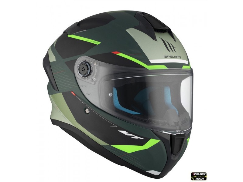 Casca integrala MT Targo S Kay C6 verde mat - omologare noua ECE 22.06