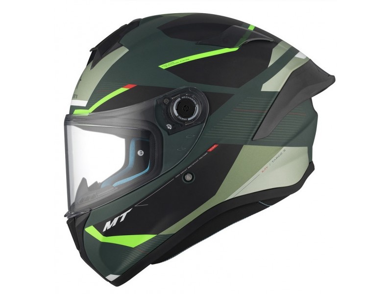Casca integrala MT Targo S Kay C6 verde mat - omologare noua ECE 22.06