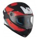 Casca integrala MT Targo S Kay B5 rosu mat - omologare noua ECE 22.06