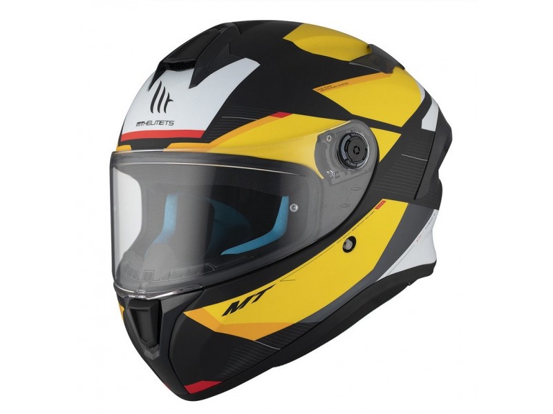 Casca integrala MT Targo S Kay B3 galben mat - omologare noua ECE 22.06