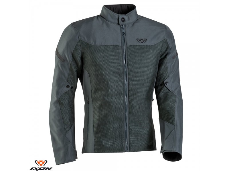 Geaca (jacheta) motociclete barbati Racing/Roadster Ixon vara model Fresh MS culoare: khaki
