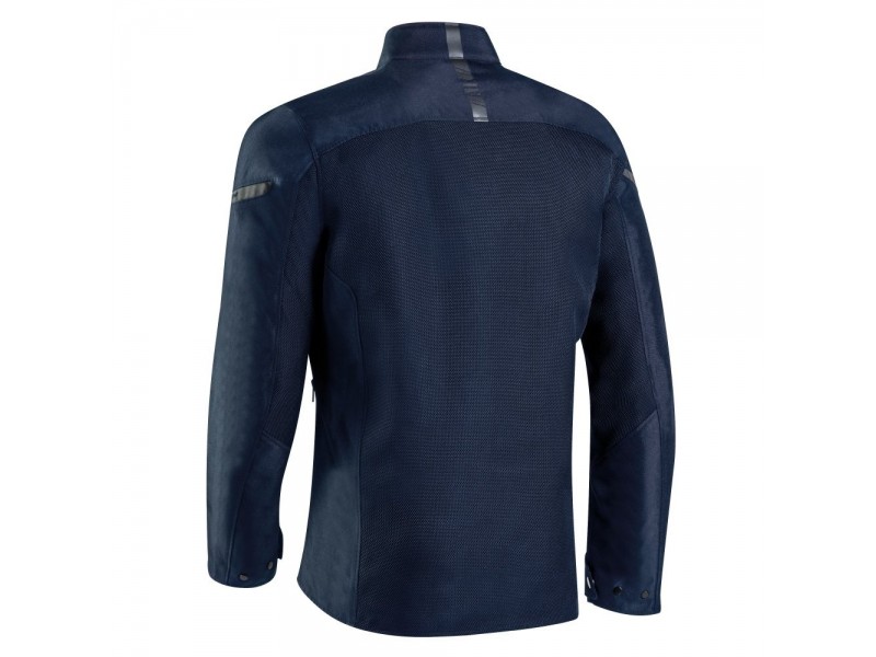 Geaca (jacheta) motociclete barbati Racing/Roadster Ixon vara model Fresh MS culoare: navy (albastru)