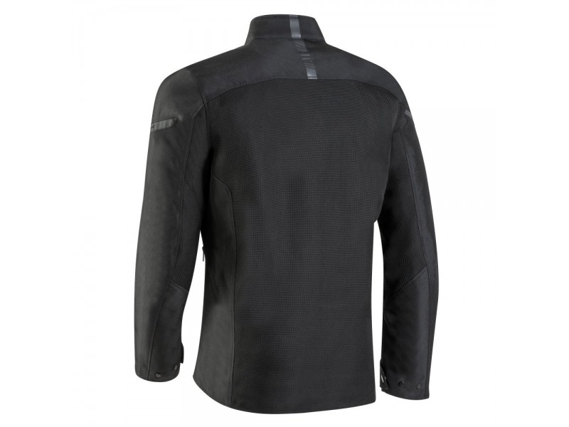 Geaca (jacheta) motociclete barbati Racing/Roadster Ixon vara model Fresh MS culoare: negru