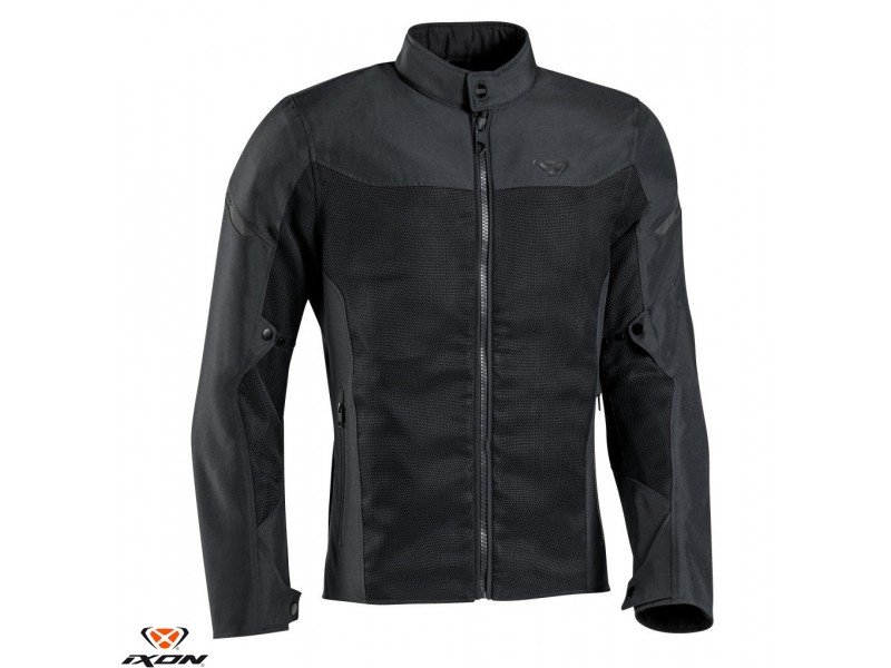 Geaca (jacheta) motociclete barbati Racing/Roadster Ixon vara model Fresh MS culoare: negru Geaca (jacheta) motociclete barbati Racing/Roadster Ixon vara model Fresh MS culoare: negru
