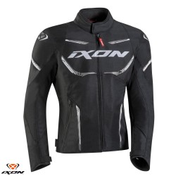 Geaca (jacheta) motociclete barbati Racing/Roadster Ixon vara model Striker AIR WP MS culoare: negru/alb Geaca (jacheta) motociclete barbati Racing/Roadster Ixon vara model Striker AIR WP MS culoare: negru/alb