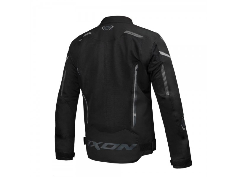 Geaca (jacheta) motociclete barbati Racing/Roadster Ixon vara model Striker AIR WP MS culoare: negru