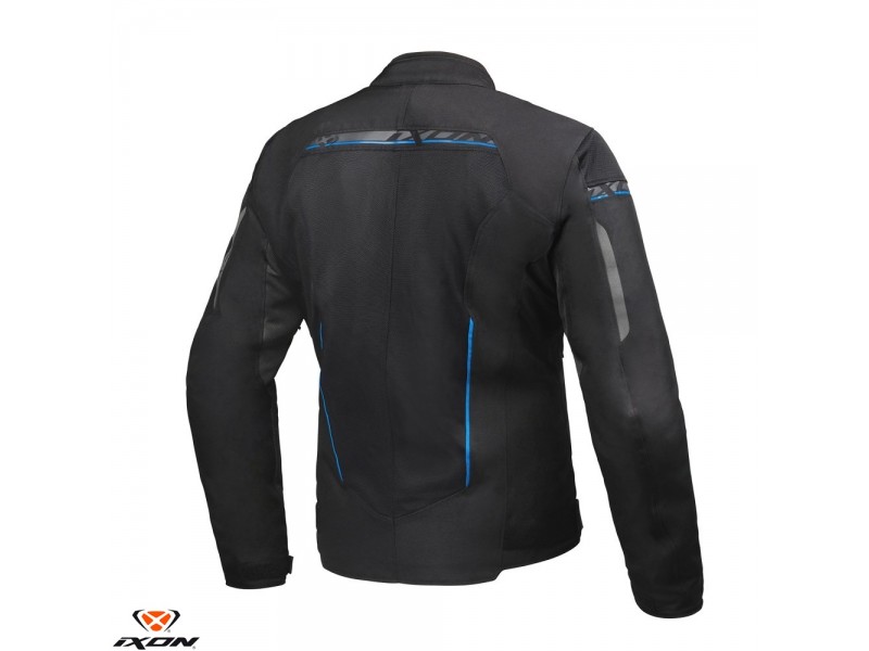 Geaca (jacheta) motociclete barbati Racing/Roadster Ixon All season model T-Rex MS culoare: negru/gri/albastru Geaca (jacheta) motociclete barbati Racing/Roadster Ixon All season model T-Rex MS culoare: negru/gri/albastru