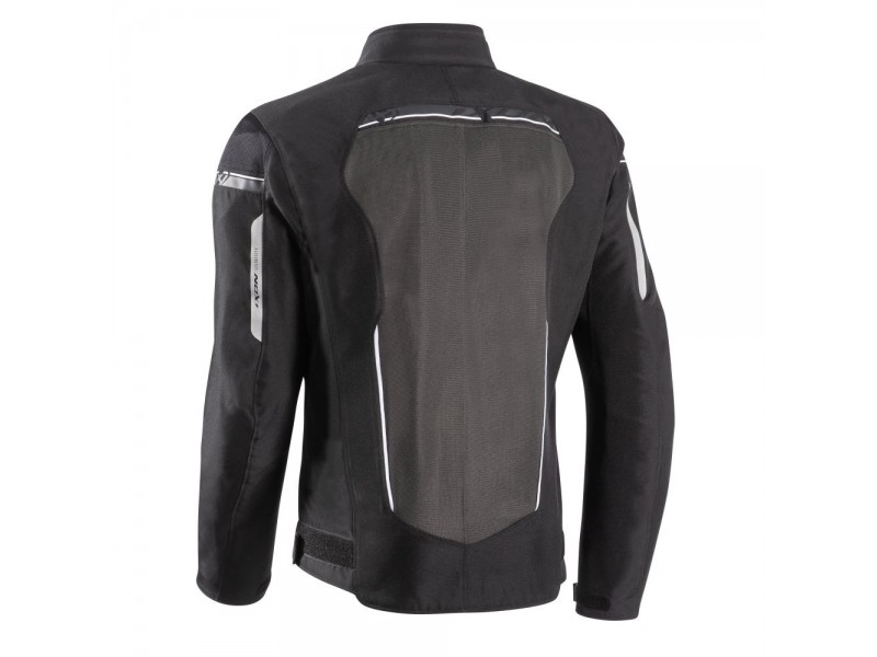 Geaca (jacheta) motociclete barbati Racing/Roadster Ixon All season model T-Rex MS culoare: negru/alb/gri