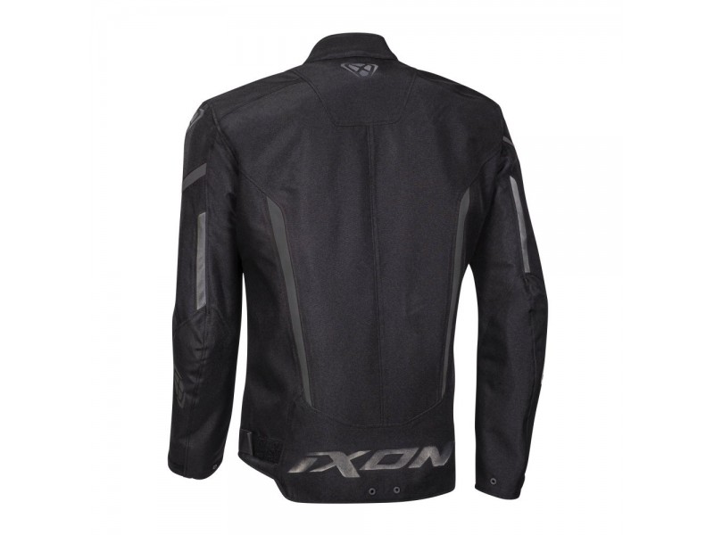 Geaca (jacheta) motociclete barbati Racing/Roadster Ixon mid-season model Striker MS culoare: negru