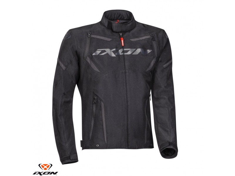 Geaca (jacheta) motociclete barbati Racing/Roadster Ixon mid-season model Striker MS culoare: negru Geaca (jacheta) motociclete barbati Racing/Roadster Ixon mid-season model Striker MS culoare: negru