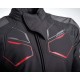 Geaca (jacheta) motociclete barbati Racing/Roadster Ixon iarna model Cell MS culoare: negru/gri/rosu Geaca (jacheta) motociclete barbati Racing/Roadster Ixon iarna model Cell MS culoare: negru/gri/rosu