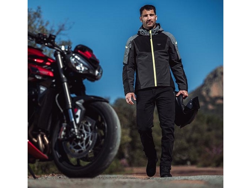 Geaca (jacheta) motociclete femei Racing/Roadster Ixon All season model Ilana LS culoare: negru/alb Geaca (jacheta) motociclete femei Racing/Roadster Ixon All season model Ilana LS culoare: negru/alb